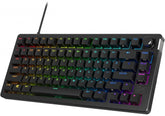 HyperX Alloy Rise 75 – Hot-Swappable 75% Mechanical Gaming Keyboard, PC, Ambient Light Sensor, Gasket Mounted, Linear Switches